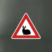 Dopravní značka - Králík Dopravní značka - Králík