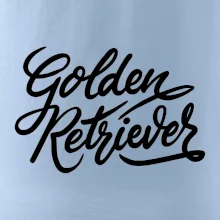 Golden retriever - nápis okrasný