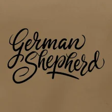 German shepherd - nápis okrasny - nápis okrasný