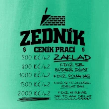 Ceník zedníka - cena za metr