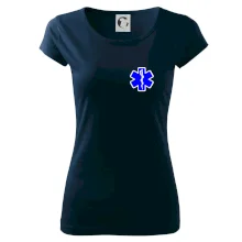 Rescue - Hvězda na prsu +  nápis na zádech