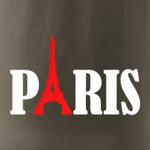 Paris nápis Eiffelova věž