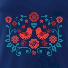 folklor - dva červení ptáčci