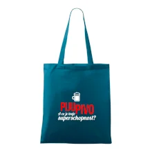 Já piju pivo - tvoje superschopnost? rovný nápis