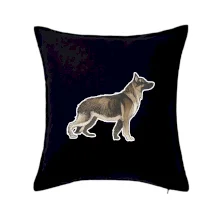 Německý ovčák - hnědý kreslený