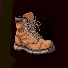 Turistická narozeninová bota 35