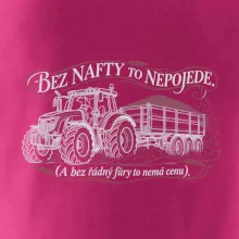 Bez nafty to nepojede traktor s vlekem