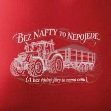 Bez nafty to nepojede traktor s vlekem