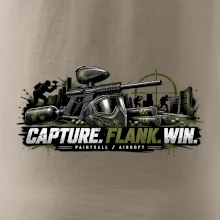 Taktika capture flank win paintball