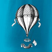 Horkovzdušný balón  kreslený