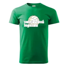 Volejbalová legenda - bílé písmo