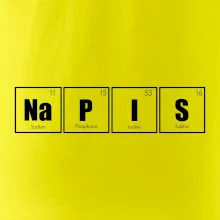 Vlastní nápis - periodická tabulka