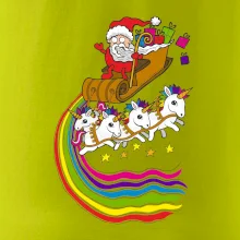 Santa a jednorožci (Pecka design)