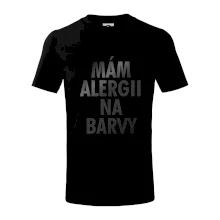 Mám alergii na barvy - černý potisk