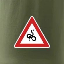 Dopravní značka - Pozor had