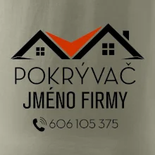Tričko pro pokrývače - Dvě střechy