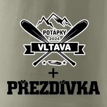 Na vodu - pádla hory (vlastní nápis)