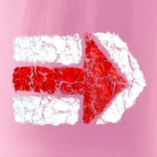 Párová turistická značka  červená