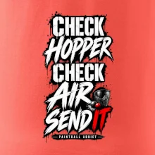 Kontrola zásobníku check hopper air paintball