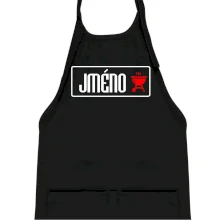 Zástěra na grilování s vlastním jménem