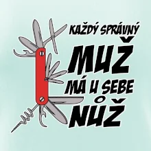 Každý správný muž, má u sebe nůž