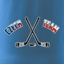 Czech team - hokejky a puk
