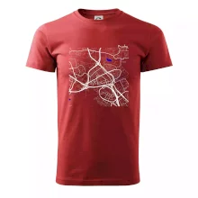 Praha - 14100 mapa s vodními toky