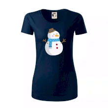 Sněhulák se šálou