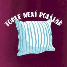 Tohle není polštář - modrý