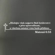 Citáty z bible - Matouš 6:33
