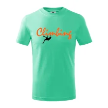 Climbing psací text