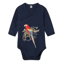 Papoušek na listnatém stromě