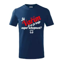 Já vařím - tvoje superschopnost? šikmý nápis