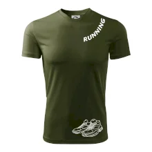 Running nápis šikmo