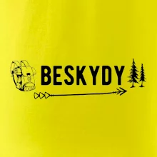Beskydy nápis