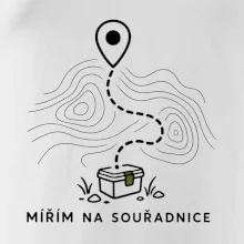 Mířím na souřadnice minimalistická trasa