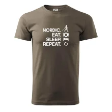 Nordic walking eat sleep
