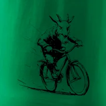 Drsný kozel na kole