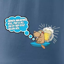 Žádnou malinovku, ale pivo