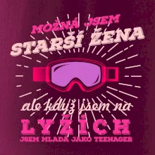 Lyže - možná jsem starší žena