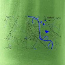Neratovice - Mapa s vodními toky