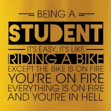 Being a student - bike