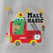 Malý hasič - auto a dinosaurus