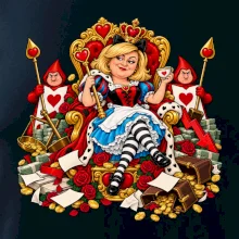 Alenka v říši dluhů královna rozpočtu