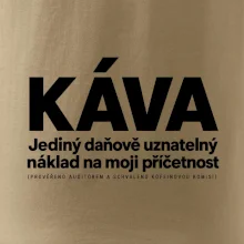 Káva daňově uznatelný náklad na příčetnost