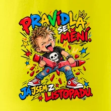 Pravidla se mění listopadový rebel s rozlomenou pastelkou