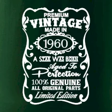 Vintage Etiketa - 1960