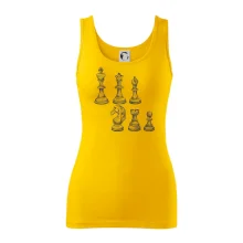 Šachové figurky kreslené