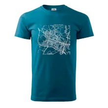 Mapy měst černobílé Ostrava Poruba