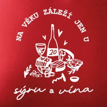 20 na věku záleží jen u sýru a vína
